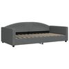 vidaXL Letto da Giorno Grigio Scuro 100x200 cm in Tessuto