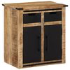 vidaXL Credenza con 2 Cassetti 55x35x60 cm Legno Massello di Mango