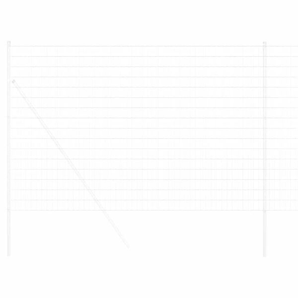 vidaXL Recinzione Euro Argento 1.5 x 10 m Acciaio zincato a caldo