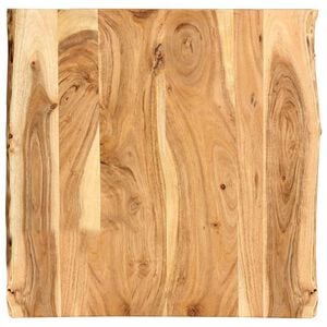 vidaXL Piano del Tavolo in Legno Massello di Acacia 58x(50-60)x2,5 cm