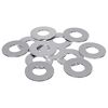 vidaXL Rondelle 12 pz Argento 16 x 16 x 1,5 cm Ferro