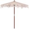 vidaXL Parasol in macram&egrave; 252.5 x 252.5 x 260 cm