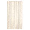 vidaXL Tenda Antimosche Beige e Bianca 100x200 cm in Ciniglia