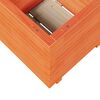 vidaXL Fioriera Giardino Marrone Cera 50x50x49,5cm Legno Massello Pino