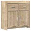 vidaXL Credenza Rovere Sonoma 75 x 36 x 80 cm Legno ingegnerizzato
