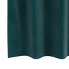 vidaXL Tende oscuranti 2 pcs Verde Scuro 140 x 140 cm Velluto