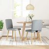 vidaXL Sedie da Pranzo 2 pz Grigio Chiaro in Tessuto