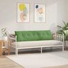 vidaXL Cuscino per Schiena Verde chiaro 180 x 50 cm Tessuto in Cords