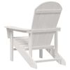 vidaXL Sedia Adirondack Bianco 74 x 82 x 92cm HDPE