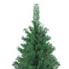 vidaXL Albero di Natale con luci a corde decorative Verde 400 cm PVC