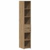 vidaXL Libreria con cassetto Rovere artigianale 30 x 42.4 x 185.2 cm