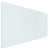 vidaXL Piastra in vetro per camino Trasparente 120 x 60 cm Vetro