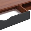 vidaXL Scrivania con Cassetto Marrone 110x50x75 cm Legno Multistrato