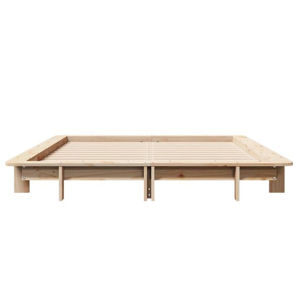 vidaXL Letto senza Materasso 140x200 cm in Legno Massello di Pino