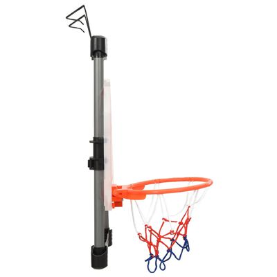 vidaXL Set da Basket per Porta Regolabile per Bambini 120 cm