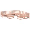vidaXL Set Divani da Giardino 9 pz in Legno Massello Abete Douglas