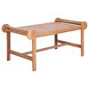 vidaXL Tavolino da Salotto 100x50x45 cm in Massello di Teak