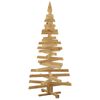 vidaXL Alberi di Natale Marrone 150 cm Legno di pino massello