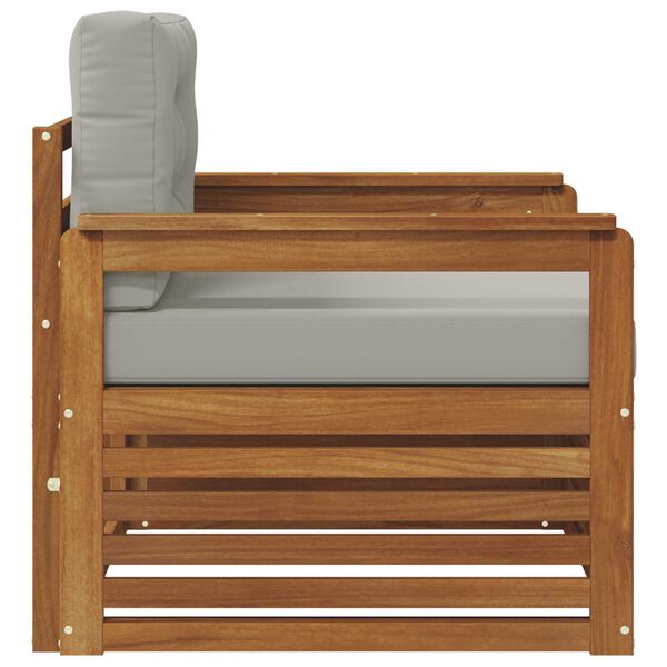 vidaXL Set di divani da esterno Legno di Acacia Massello e Poliestere