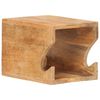 vidaXL Supporto Bicicletta da Parete 35x25x25 cm in Legno Mango Grezzo