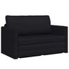 vidaXL Divano letto Nero 124 x 71 x 78 cm Velluto