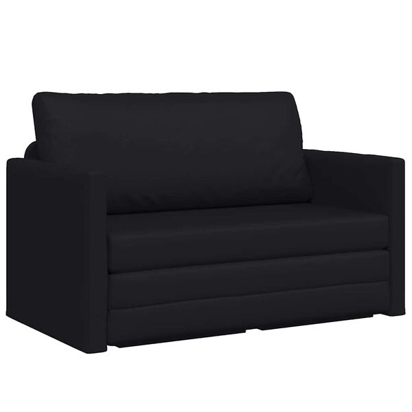 vidaXL Divano letto Nero 124 x 71 x 78 cm Velluto