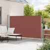 vidaXL Tenda Laterale Retrattile per Patio 180x300 cm Marrone