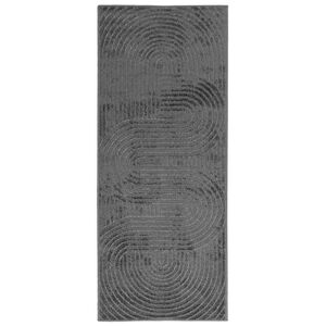 vidaXL Tappeti per area PALMERAS Antracite 200 x 80 cm Poliestere