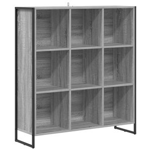 vidaXL Armadio per Libri Grigio Sonoma 99.5 x 30 x 108.5 cm