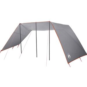 vidaXL Telo impermeabile Grigio e arancione 402 x 240 x 230 cm