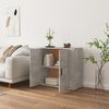 vidaXL Credenza Grigio Cemento 80x33x70 cm in Legno Multistrato