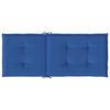 vidaXL Cuscini per Sedie 2 pz Blu Reale 120x50x3 cm in Tessuto