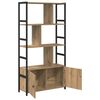 vidaXL Libreria Rovere artigianale 80 x 30 x 155,5 cm