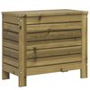 vidaXL Poggiapiedi da Giardino 62x31,5x52 cm Legno Impregnato di Pino