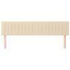 vidaXL Testiere Crema 160x5x78/88 cm in Tessuto