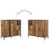 vidaXL Credenza Legno vecchio 89,5 x 33 x 82 cm Legno multistrato