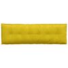 vidaXL Cuscino per Schiena Giallo 160 x 50 cm Tessuto in Cords