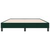 vidaXL Letto a Molle senza Materasso Verde Scuro 140x220 cm Velluto