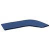 vidaXL Bimini di Prua Tendalino a 4 Archi Blu 243x(230-244)x137 cm