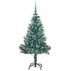 vidaXL Albero di Natale Artificiale Imbiancato con Luci LED 150 cm