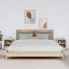 vidaXL Comodini Bianco 2 pz 40x34x45 cm in Legno Massello di Pino