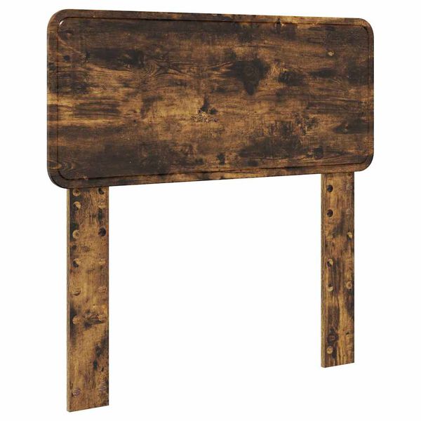 vidaXL Testiera con testiera Rovere fumé 75 cm Legno multistrato