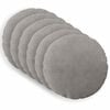 vidaXL Federa 6 pcs HEERLEN Grigio Chiaro &Oslash; 50 cm corduroy