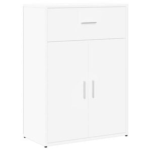 vidaXL Credenza Bianca 60x30x84 cm in Legno Multistrato