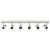vidaXL Faretto da soffitto Nichel 73 x 6,5 x 11,5 cm Metallo