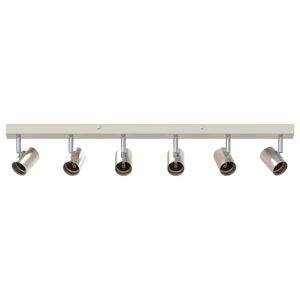 vidaXL Faretto da soffitto Nichel 73 x 6,5 x 11,5 cm Metallo