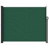 vidaXL Tenda da Sole Laterale Retrattile Verde Scuro 160x500 cm