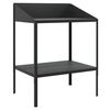 vidaXL Supporto per Piante Antracite 75,5x54,5x100 cm Acciaio Zincato