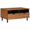 vidaXL Tavolino da salotto con cassetto Marrone 80 x 54 x 40 cm