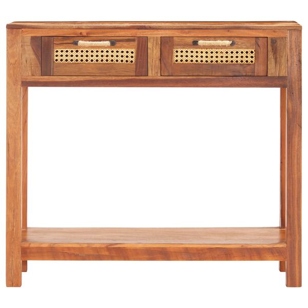 vidaXL Tavolo Consolle 86x30x76 cm in Legno Massello di Recupero